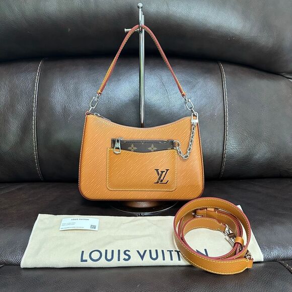 Louis Vuitton Handbags - Louis Vuitton Marelle Epi Honey Gold